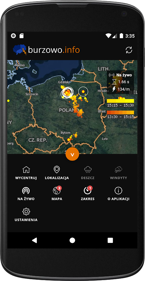 Burzowo.info - Mapa burzowa dla Huawei do pobrania ...