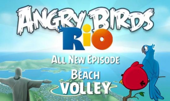 angry birds rio beach volley 11