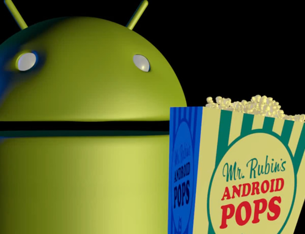 android-watching-movie