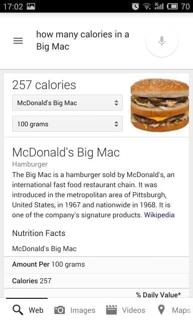 Google-Now-fast-food-big-mac-calories-2